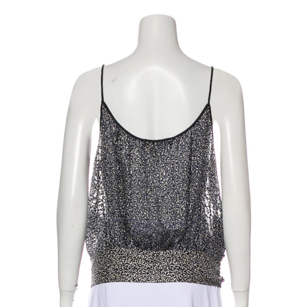 Balenciaga Size 38 Abstract Print String Tank Top - image 4